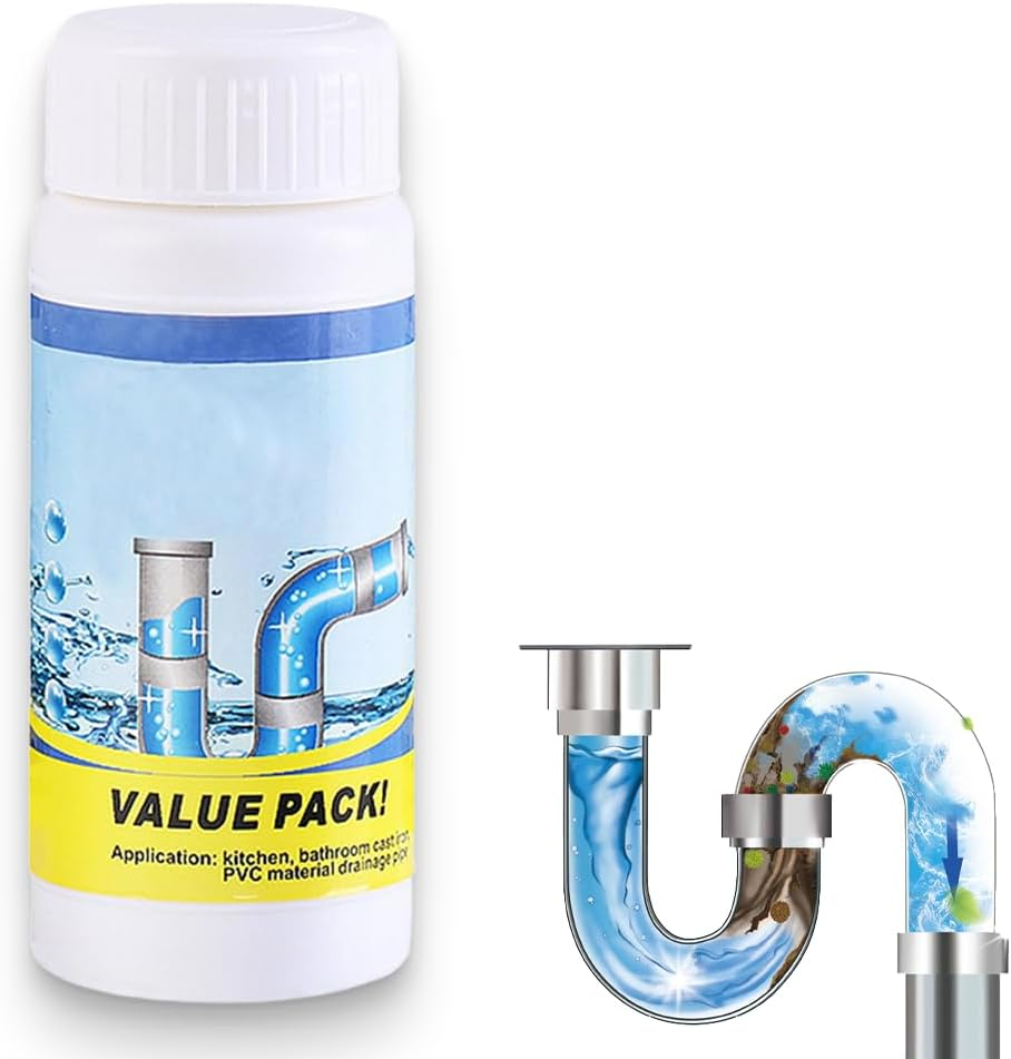 2026 Upgrade Powerful Sink Drain Cleaner, Sink and Drain Cleaner, Multi-functional Drains Cleaners Fast Foaming for Kitchen Quick Cleaning Tool, Fast Acting Clog Remover for Home Users