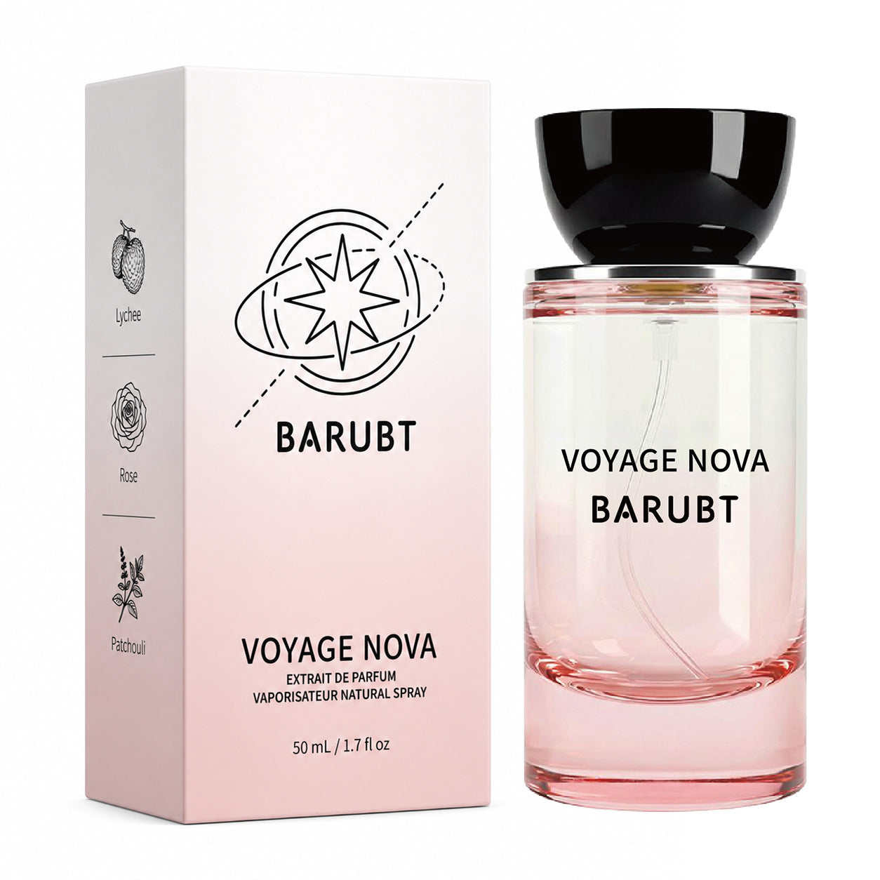 Voyage Nova | Rosey Fruity Floral | Extrait De Parfum 50ml | Long Lasting Luxury Fragrance | Daily women's perfume rose vibrant for women Summervibes Alluring summerwins