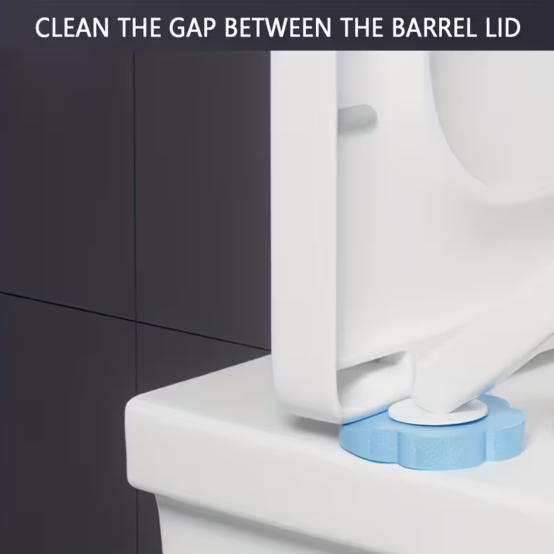 Disposable toilet cleaning kit includes 96 replacement brush heads, one brush head storage container, and one 15.7-inch long handle. It features a stylish design, is easy to install and secure, and provides an efficient and convenient cleaning experience.