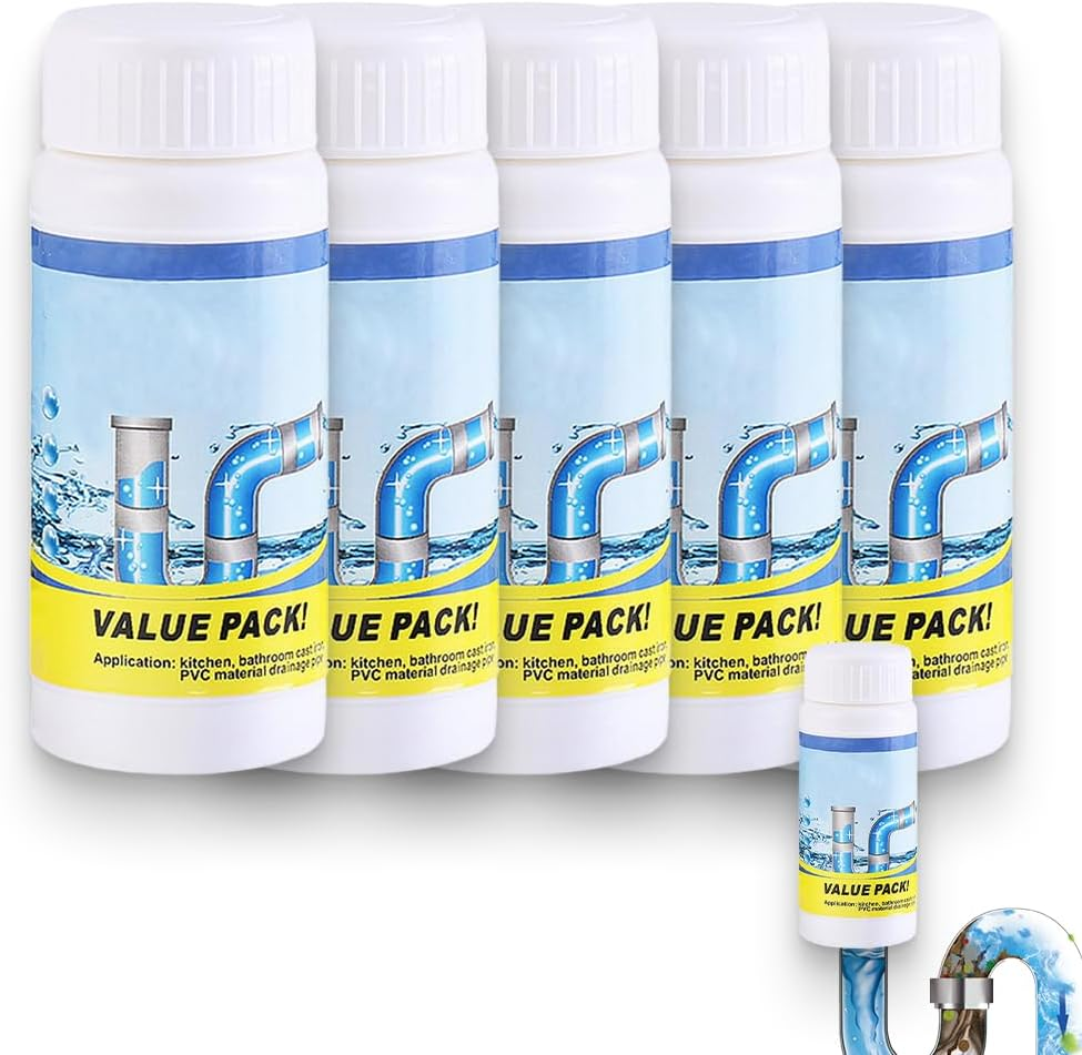 2026 Upgrade Powerful Sink Drain Cleaner, Sink and Drain Cleaner, Multi-functional Drains Cleaners Fast Foaming for Kitchen Quick Cleaning Tool, Fast Acting Clog Remover for Home Users