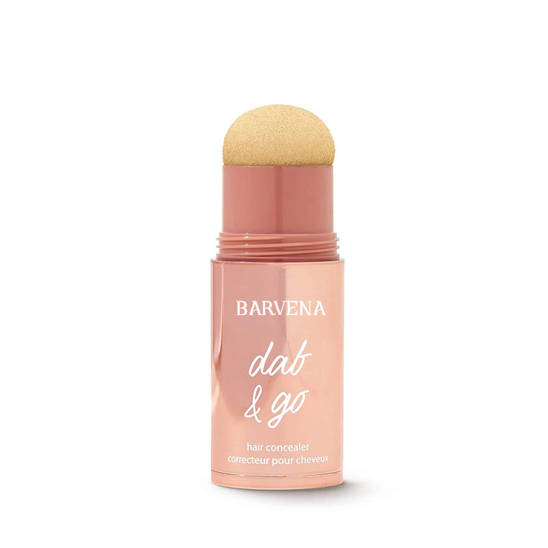 Shape Tape Dab & Go hair concealer Covers roots, grays, sparse areas and thinning spots in seconds with a waterproof formula that gives fuller-looking hair without the sticky spray feel. The built-in sponge really makes it dab and go.