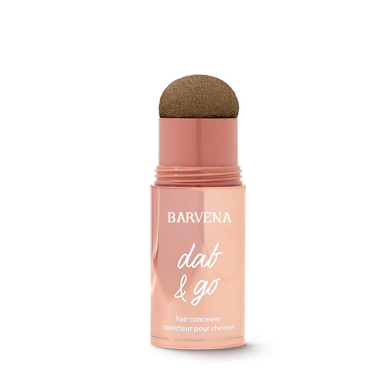 Shape Tape Dab & Go hair concealer Covers roots, grays, sparse areas and thinning spots in seconds with a waterproof formula that gives fuller-looking hair without the sticky spray feel. The built-in sponge really makes it dab and go.