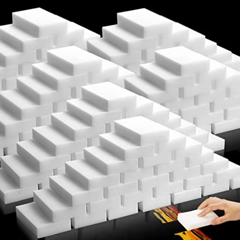 Magic Sponge Erasers,  2X Density Stronger Melamine Sponge Foam Pads, Multi-Functional Household Cleaning Supplies Cleaner for Kitchen, Bathroom, Bathtub, Sink, Wall Cleaner