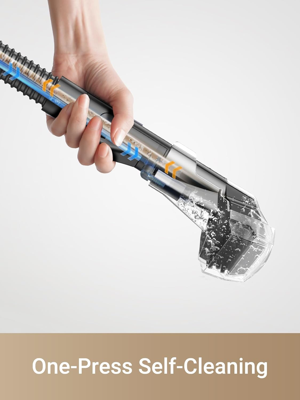 Portable Carpet Spot and Upholstery Cleaner, Powerful Couch Cleaner Machine Stain Remover for Pet Stains, Carpet, Area Rugs, Coaches and Car, 3.1L Large Water Tank, Hose Self-Cleaning